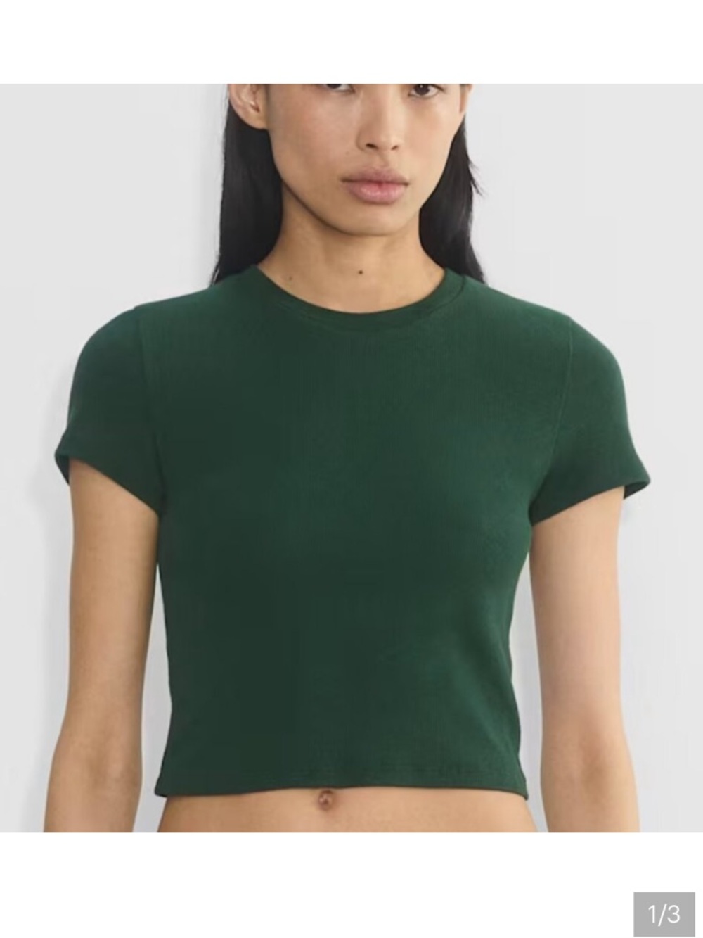 Aritzia HomeStretch Rib Tune Waist T-Shirt size S